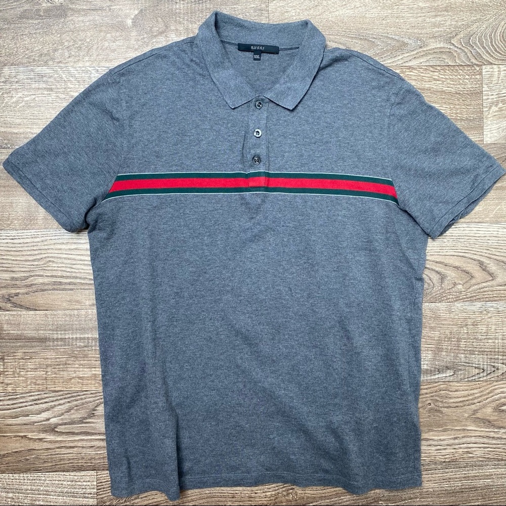 Gucci Web Trim Polo - Picture 14 of 14